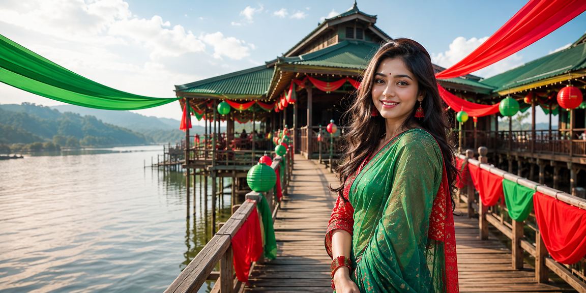 বান্দরবানের বিনোদন ক্যাসিনো লাইটিং রেড-গ্রিন